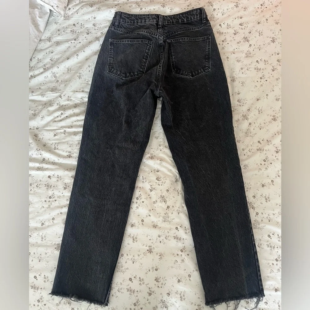 Zara Black Denim Jeans Size US 4 - Picture 2 of 3